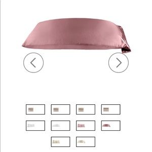 Vegan SATIN beauty pillowcase PINK standard sz NEW